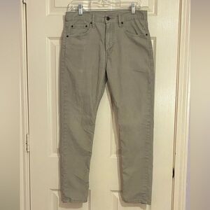 Vintage Levi's 512 Men's White Tab Corduroy Tan Tapered Jeans